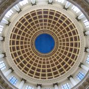 Inside the dome of the Capitolio, Havana